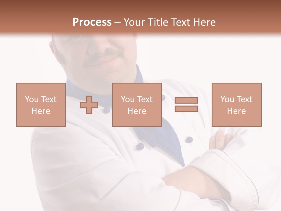 Smiling Mustache Man PowerPoint Template