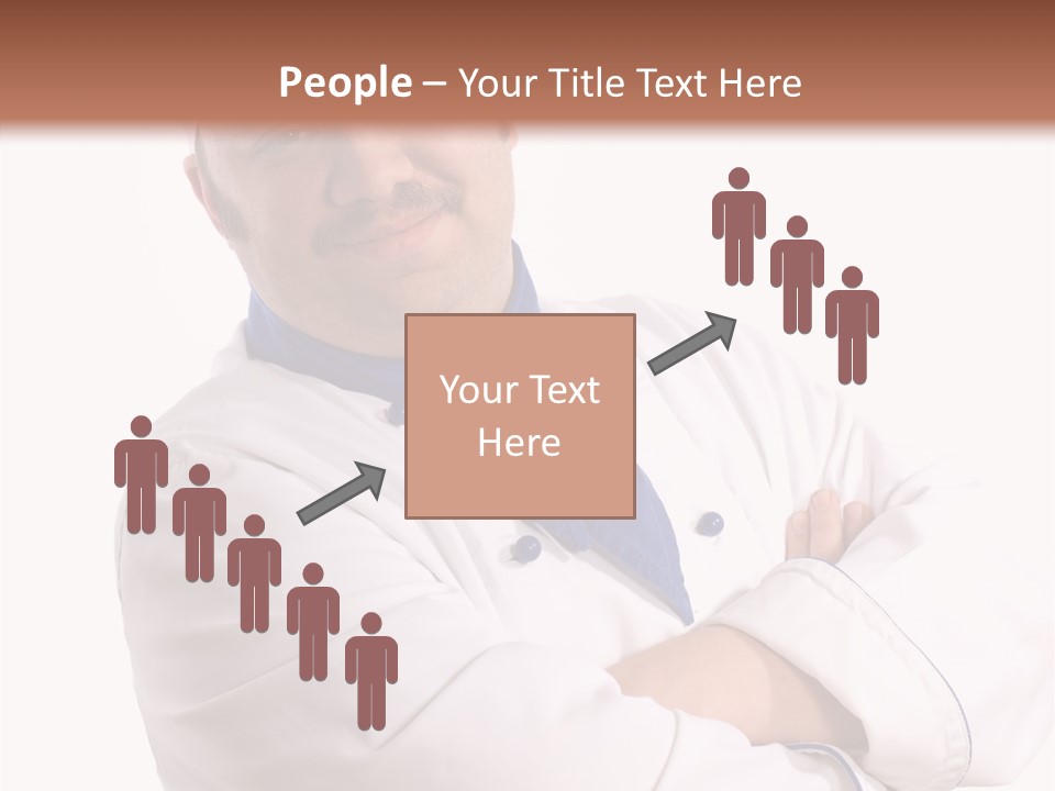 Smiling Mustache Man PowerPoint Template