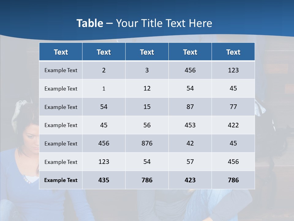 Board Communication Table PowerPoint Template