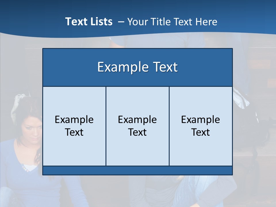 Board Communication Table PowerPoint Template