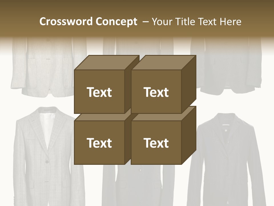 Material Style Fabric PowerPoint Template