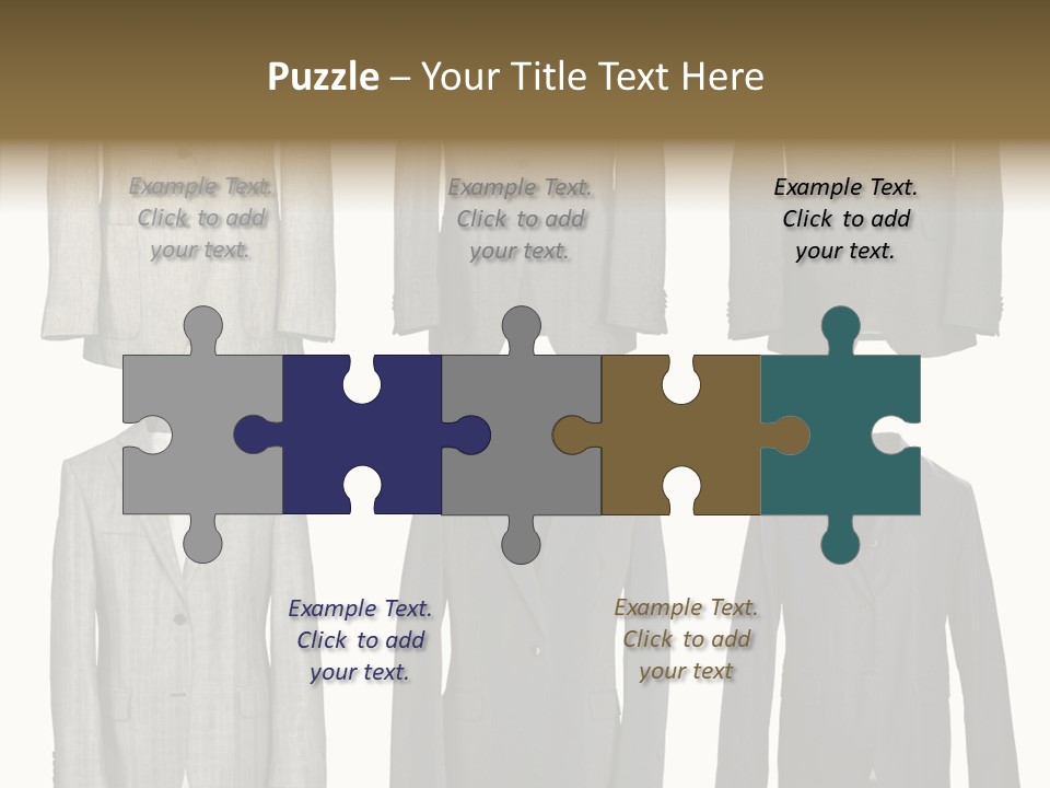 Material Style Fabric PowerPoint Template