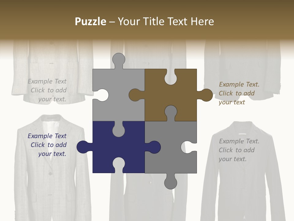 Material Style Fabric PowerPoint Template