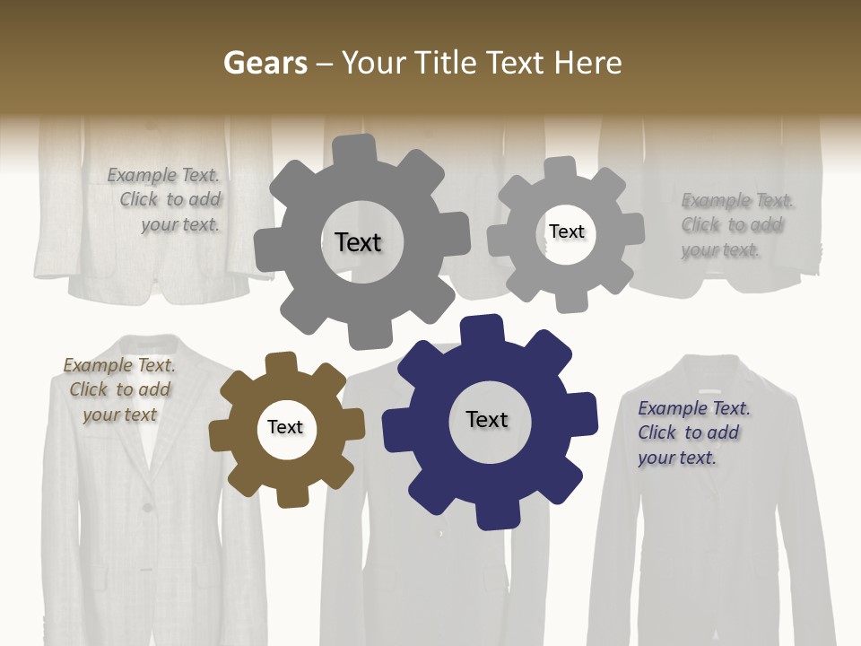 Material Style Fabric PowerPoint Template