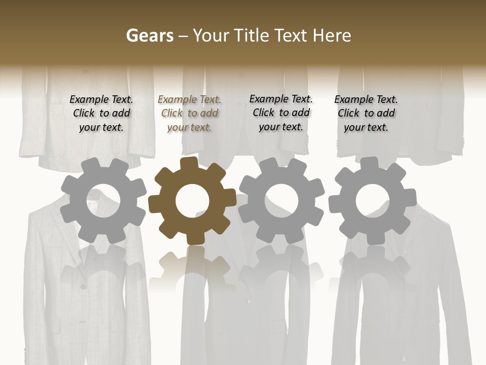 Material Style Fabric PowerPoint Template