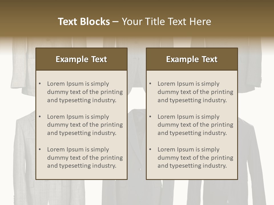 Material Style Fabric PowerPoint Template