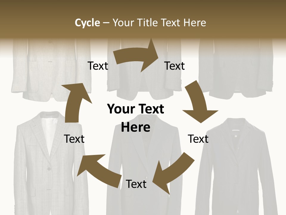 Material Style Fabric PowerPoint Template