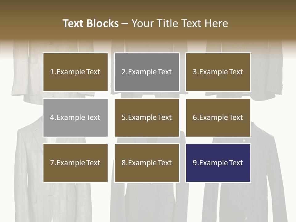 Material Style Fabric PowerPoint Template