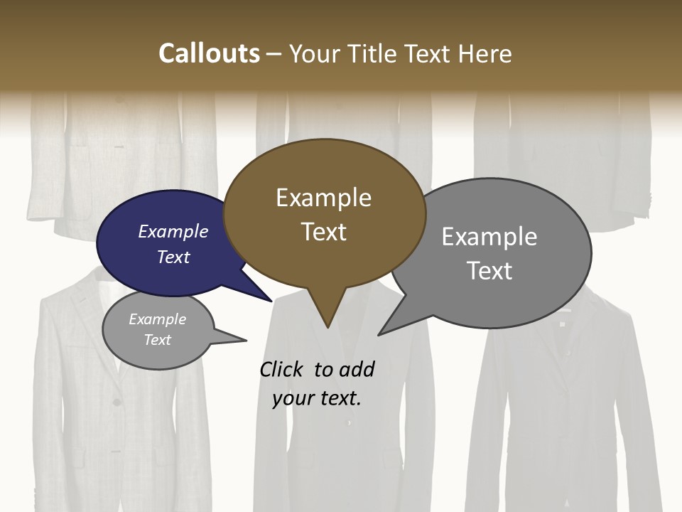Material Style Fabric PowerPoint Template
