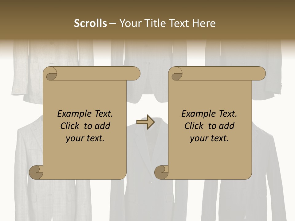 Material Style Fabric PowerPoint Template