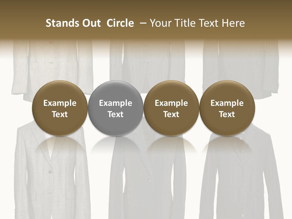 Material Style Fabric PowerPoint Template