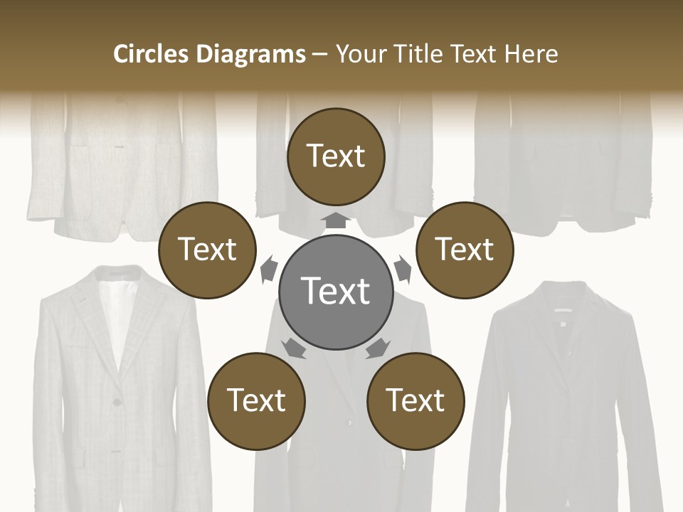 Material Style Fabric PowerPoint Template