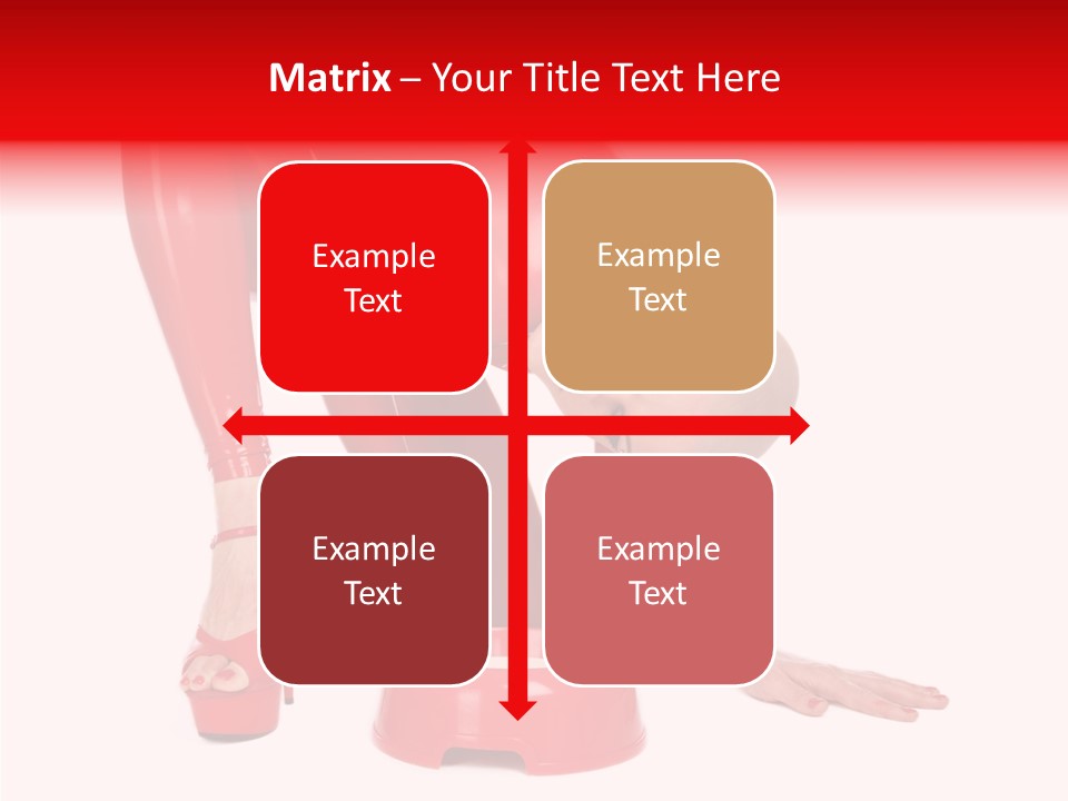 Provocative Woman Fetish PowerPoint Template