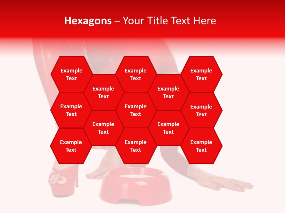 Provocative Woman Fetish PowerPoint Template