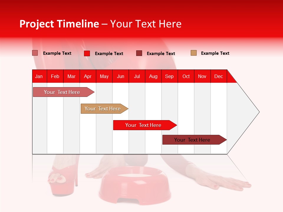 Provocative Woman Fetish PowerPoint Template
