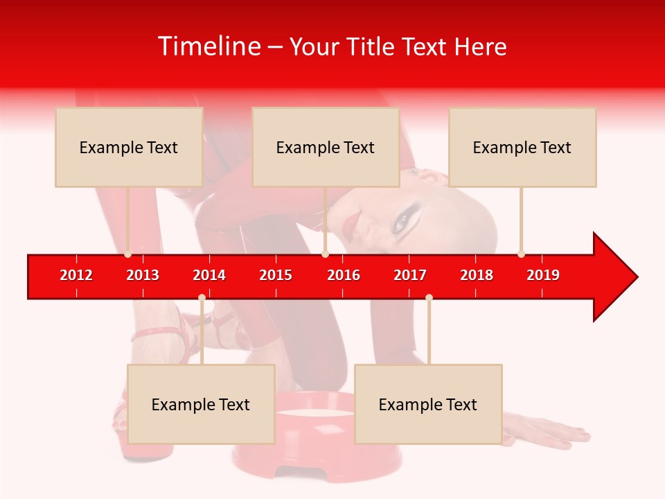 Provocative Woman Fetish PowerPoint Template