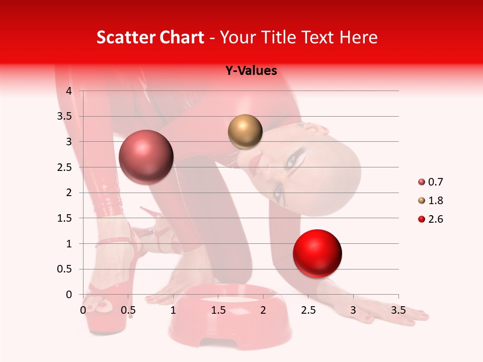 Provocative Woman Fetish PowerPoint Template