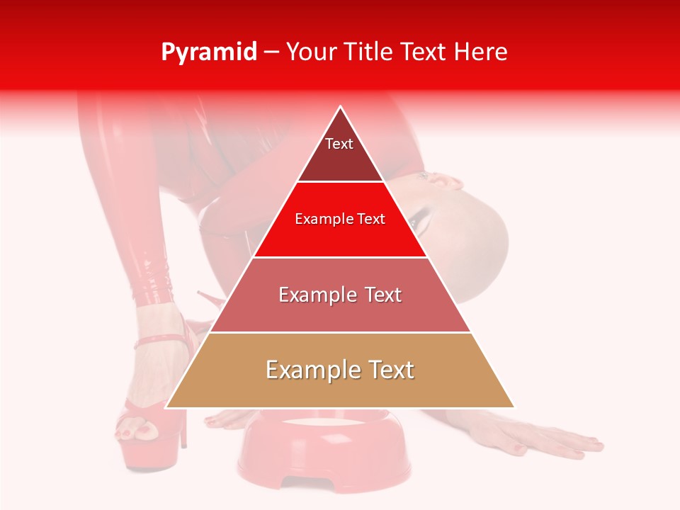 Provocative Woman Fetish PowerPoint Template