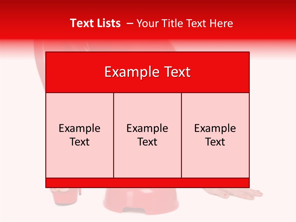 Provocative Woman Fetish PowerPoint Template