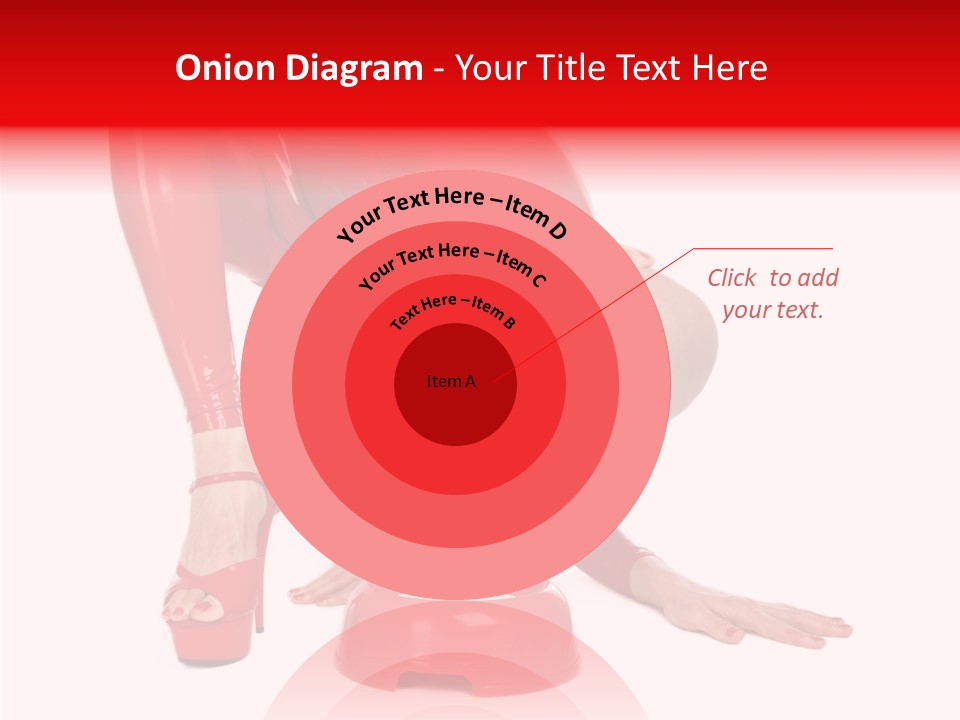 Provocative Woman Fetish PowerPoint Template