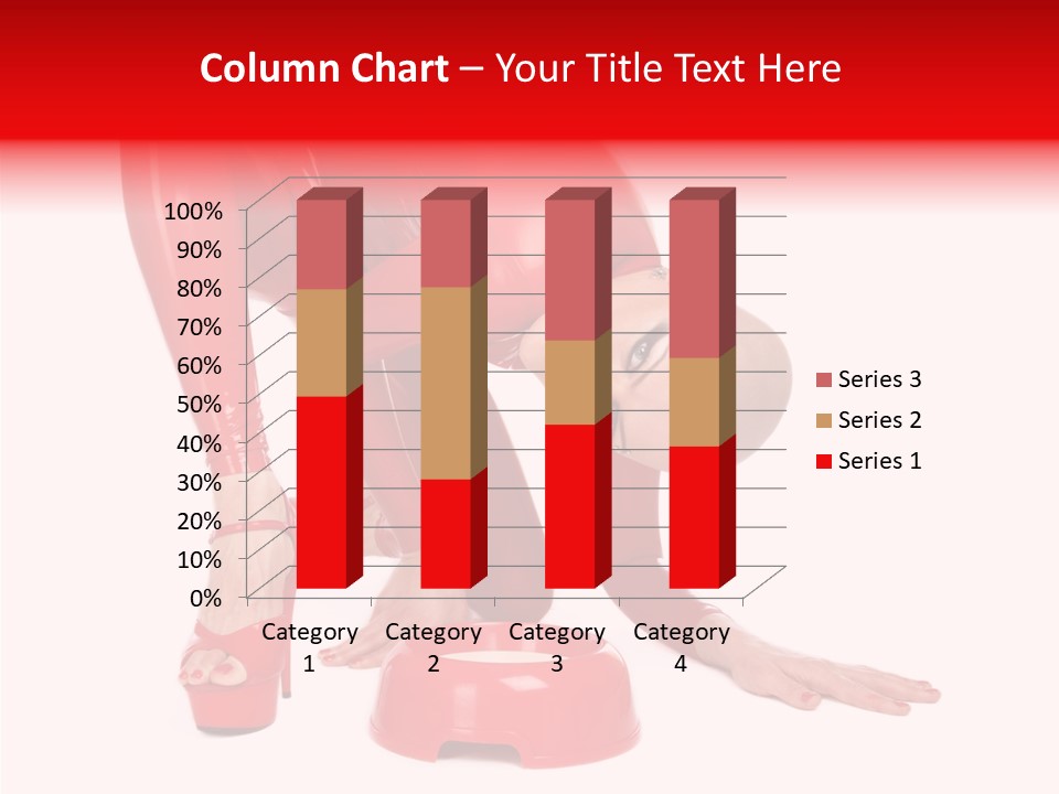 Provocative Woman Fetish PowerPoint Template