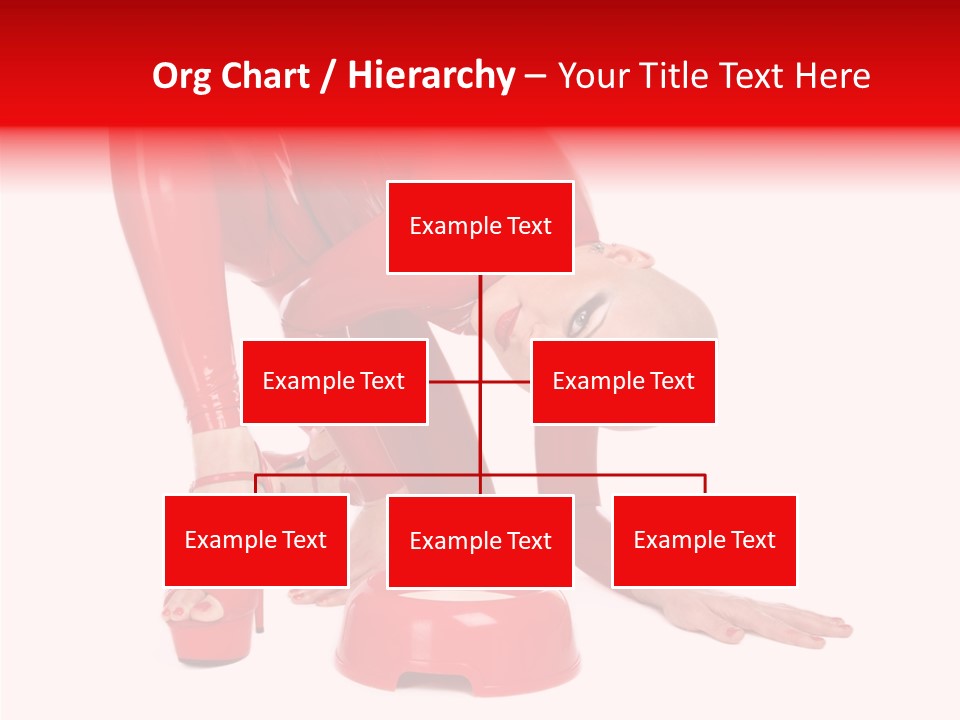 Provocative Woman Fetish PowerPoint Template
