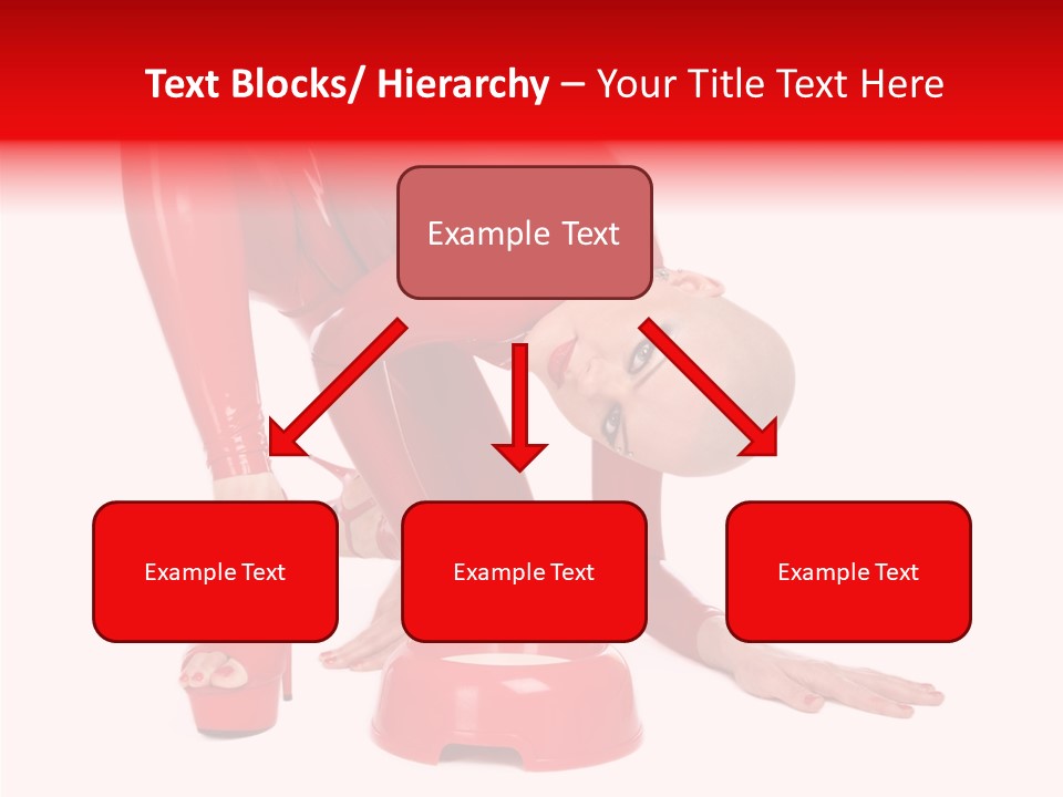 Provocative Woman Fetish PowerPoint Template