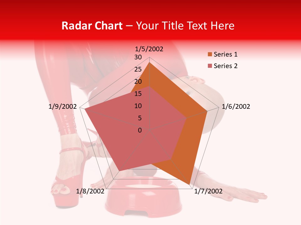 Provocative Woman Fetish PowerPoint Template