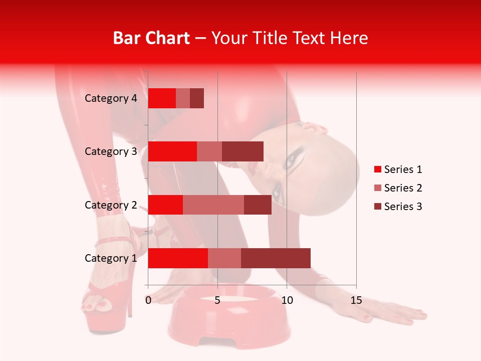 Provocative Woman Fetish PowerPoint Template