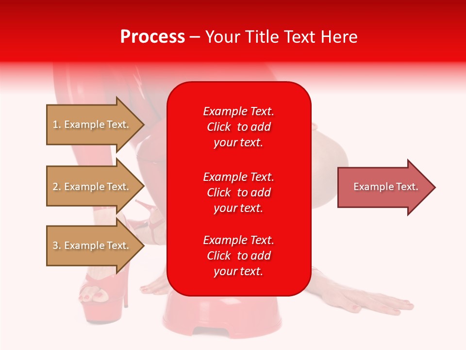 Provocative Woman Fetish PowerPoint Template