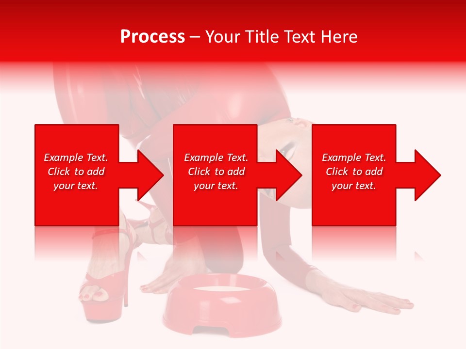 Provocative Woman Fetish PowerPoint Template