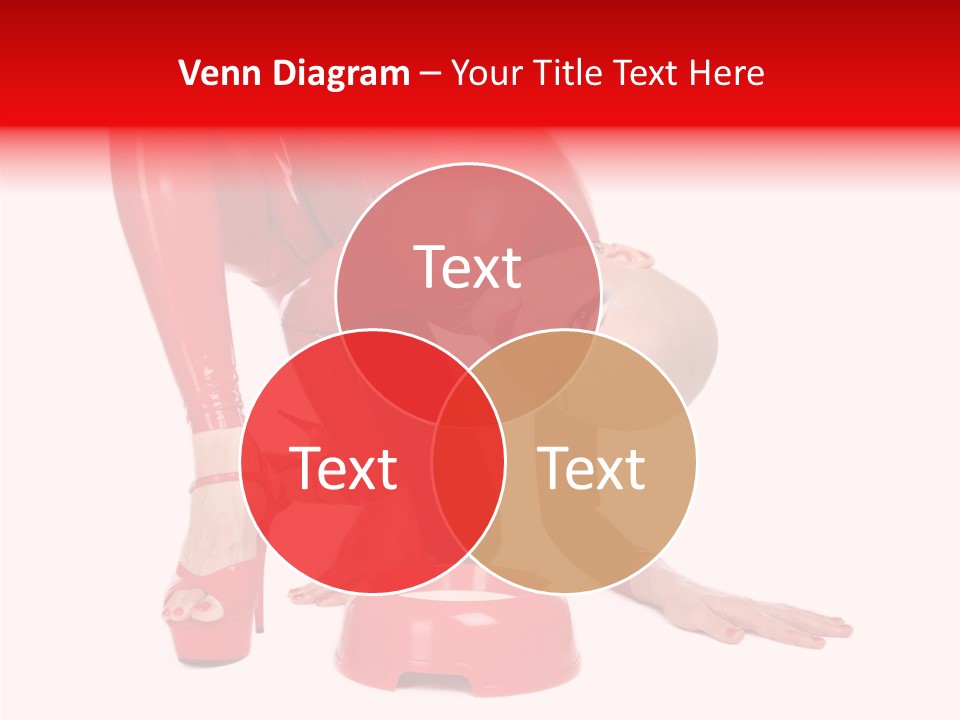 Provocative Woman Fetish PowerPoint Template