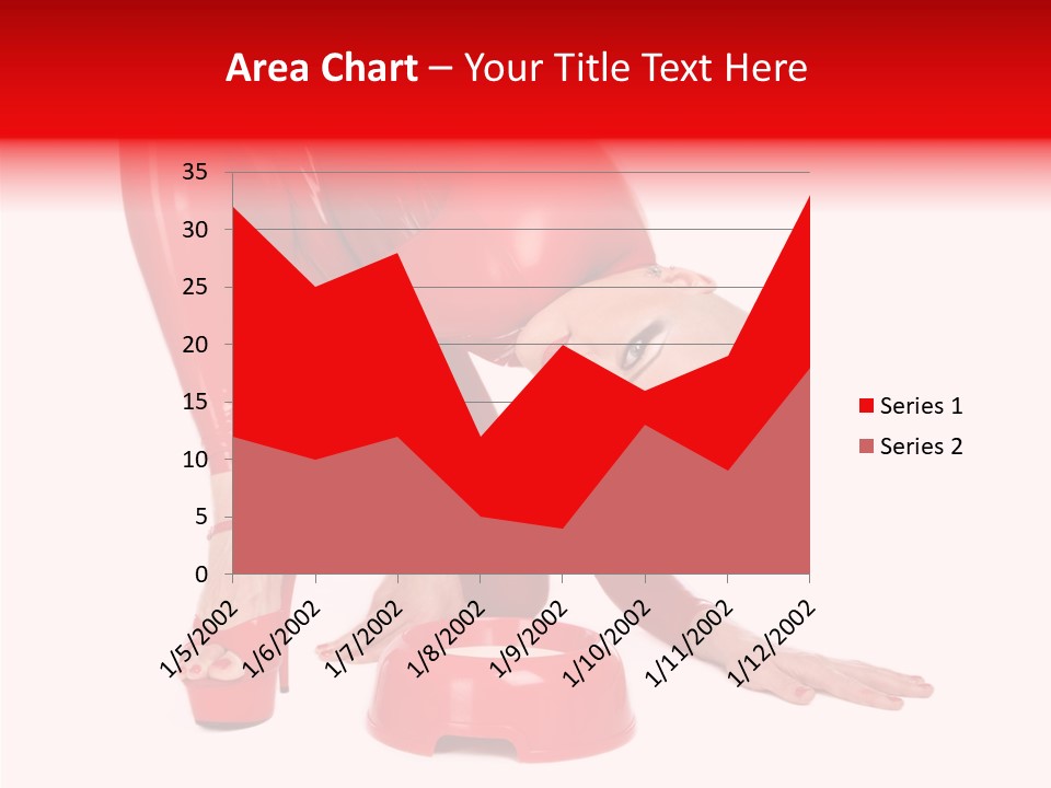 Provocative Woman Fetish PowerPoint Template