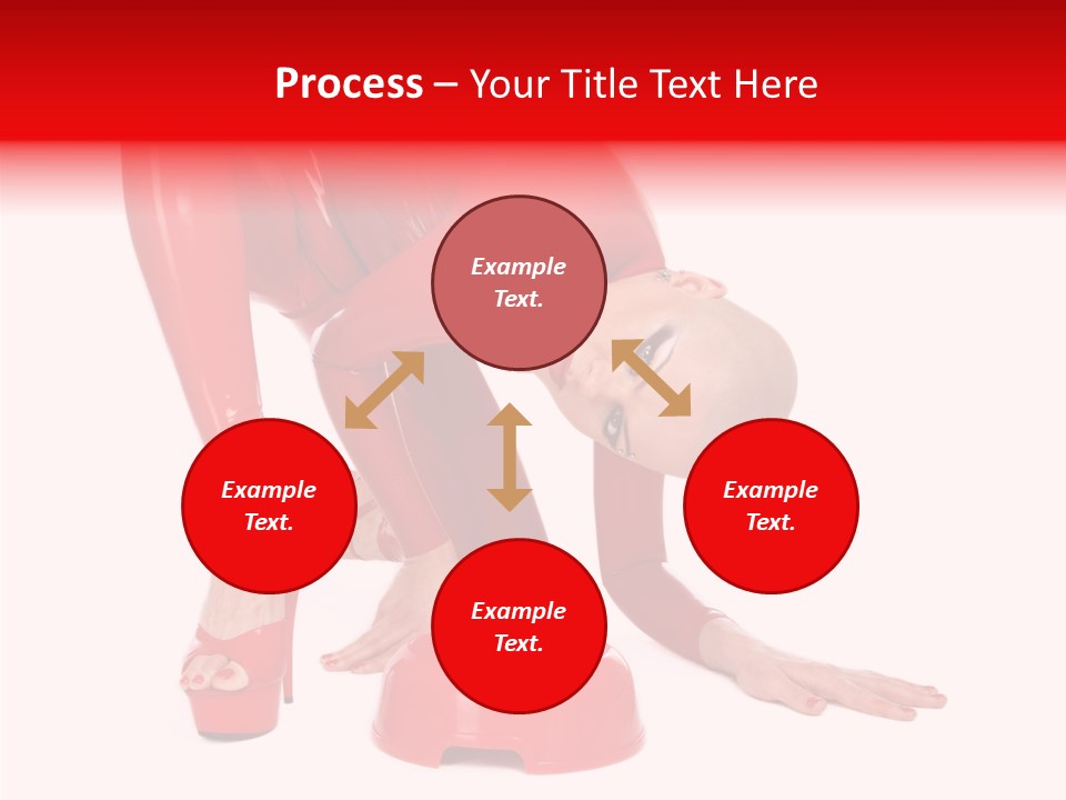 Provocative Woman Fetish PowerPoint Template