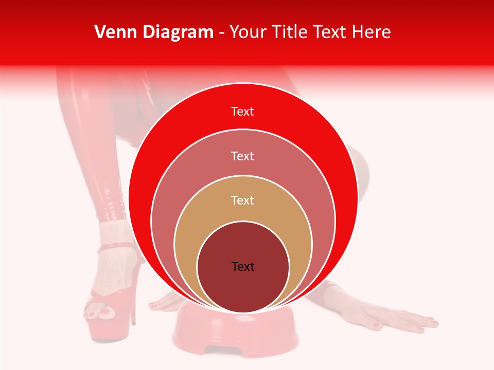 Provocative Woman Fetish PowerPoint Template
