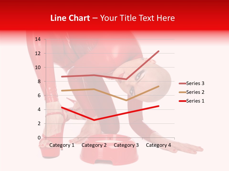 Provocative Woman Fetish PowerPoint Template