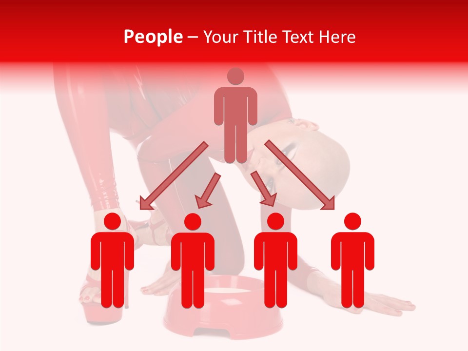 Provocative Woman Fetish PowerPoint Template