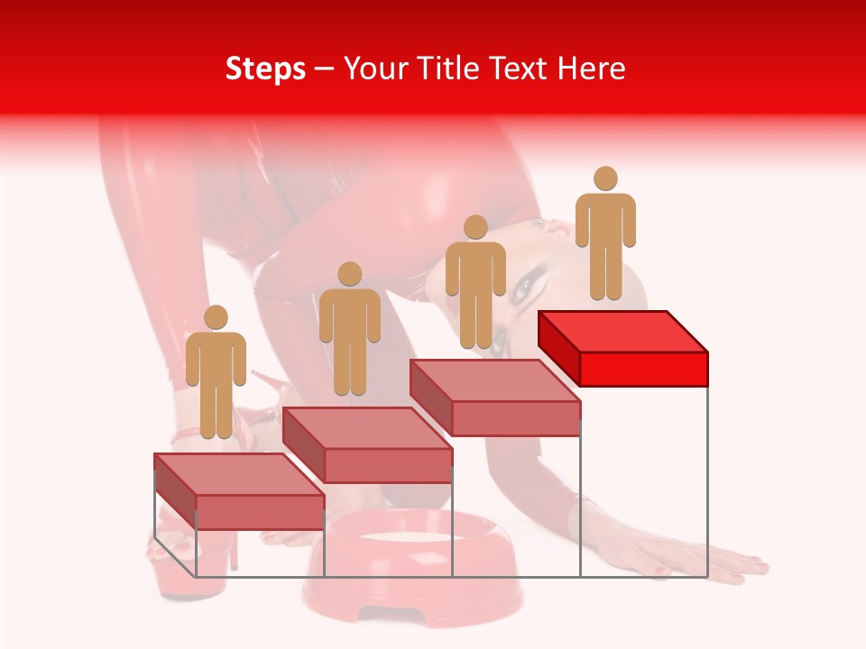 Provocative Woman Fetish PowerPoint Template