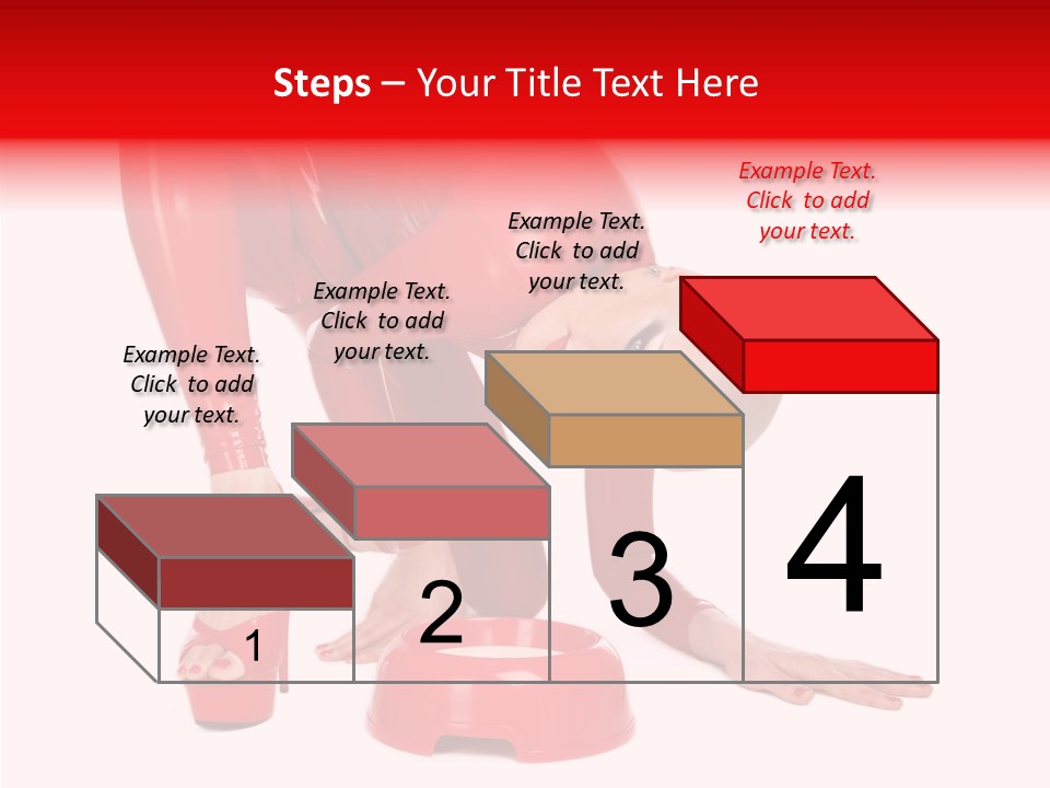 Provocative Woman Fetish PowerPoint Template