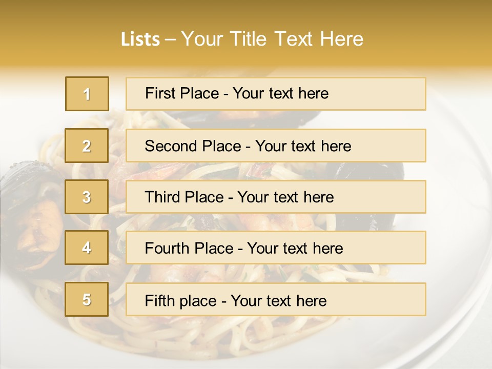 Lasagna Quick Fork PowerPoint Template