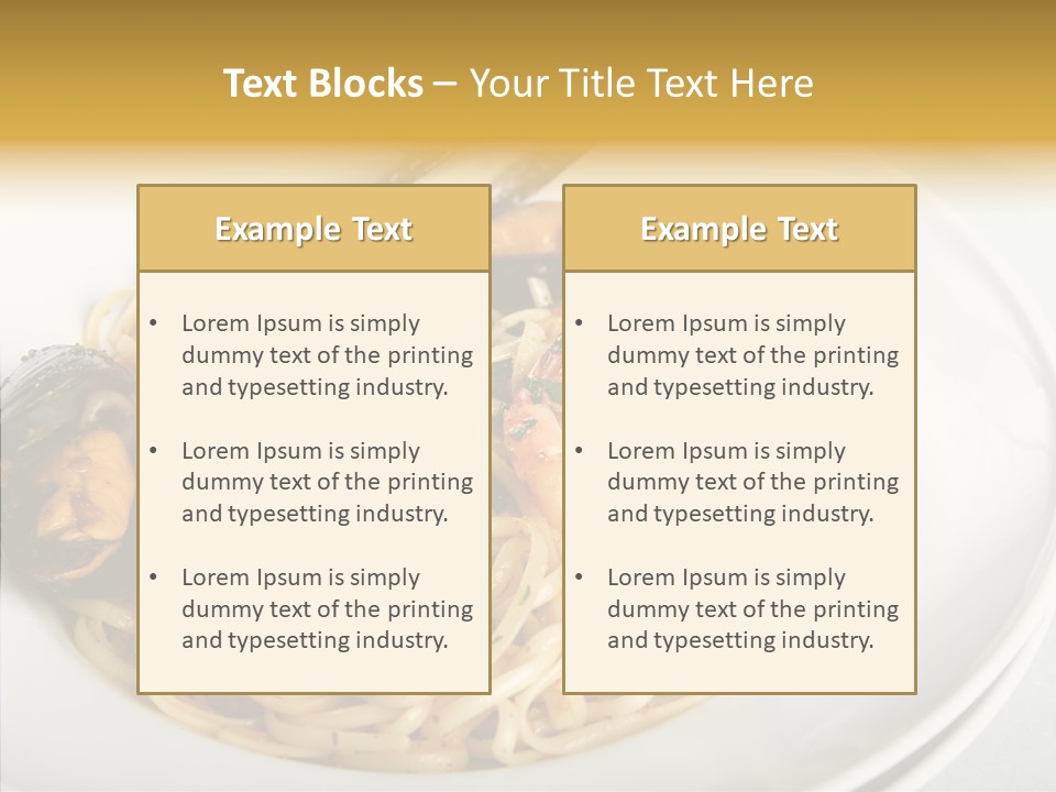 Lasagna Quick Fork PowerPoint Template