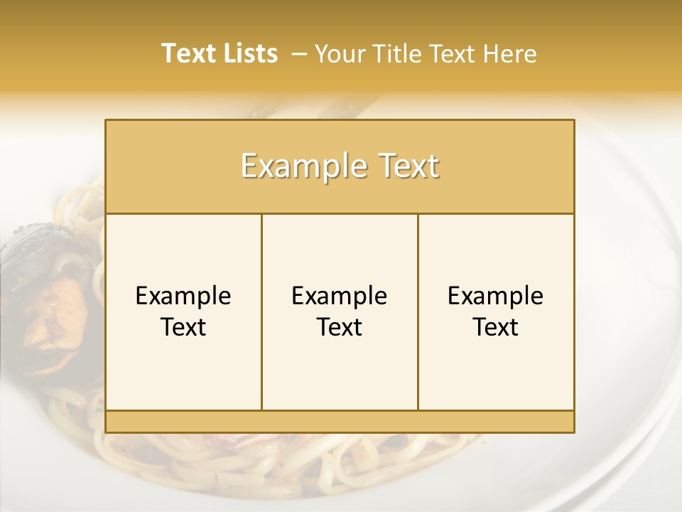 Lasagna Quick Fork PowerPoint Template