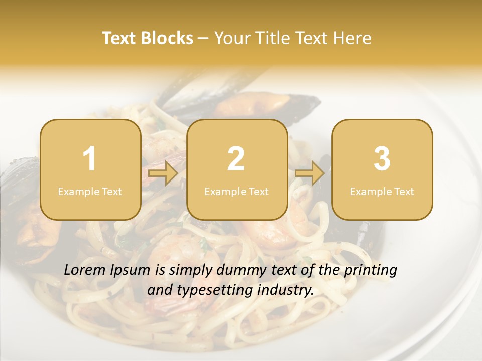 Lasagna Quick Fork PowerPoint Template