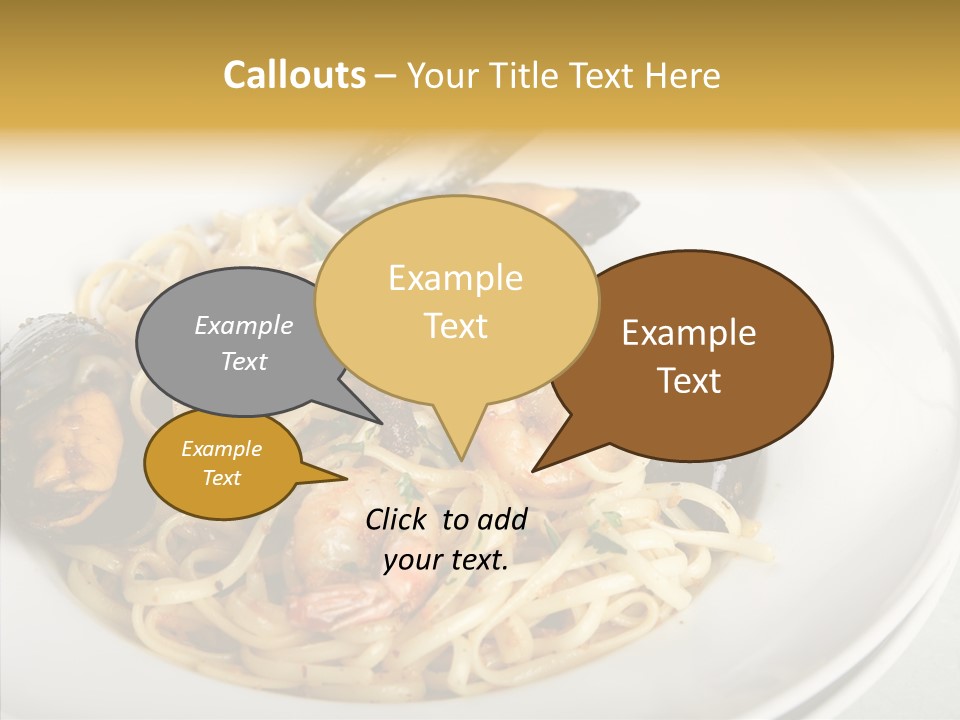 Lasagna Quick Fork PowerPoint Template