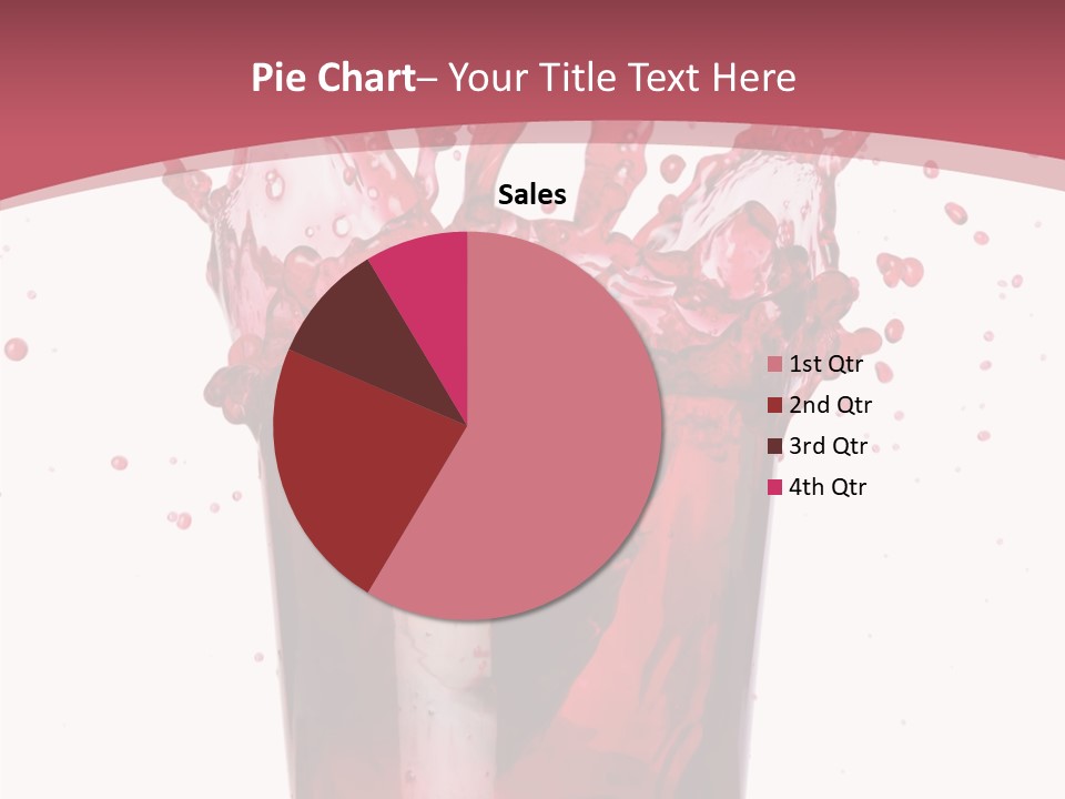 Mixed Splashing Drink PowerPoint Template