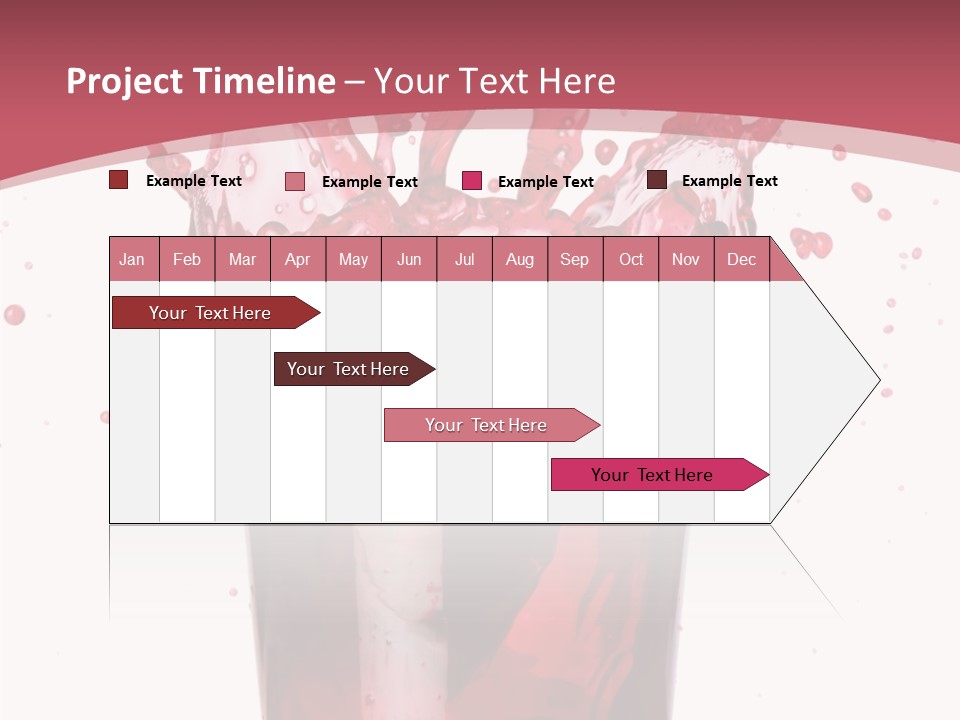 Mixed Splashing Drink PowerPoint Template