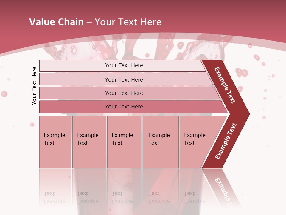 Mixed Splashing Drink PowerPoint Template