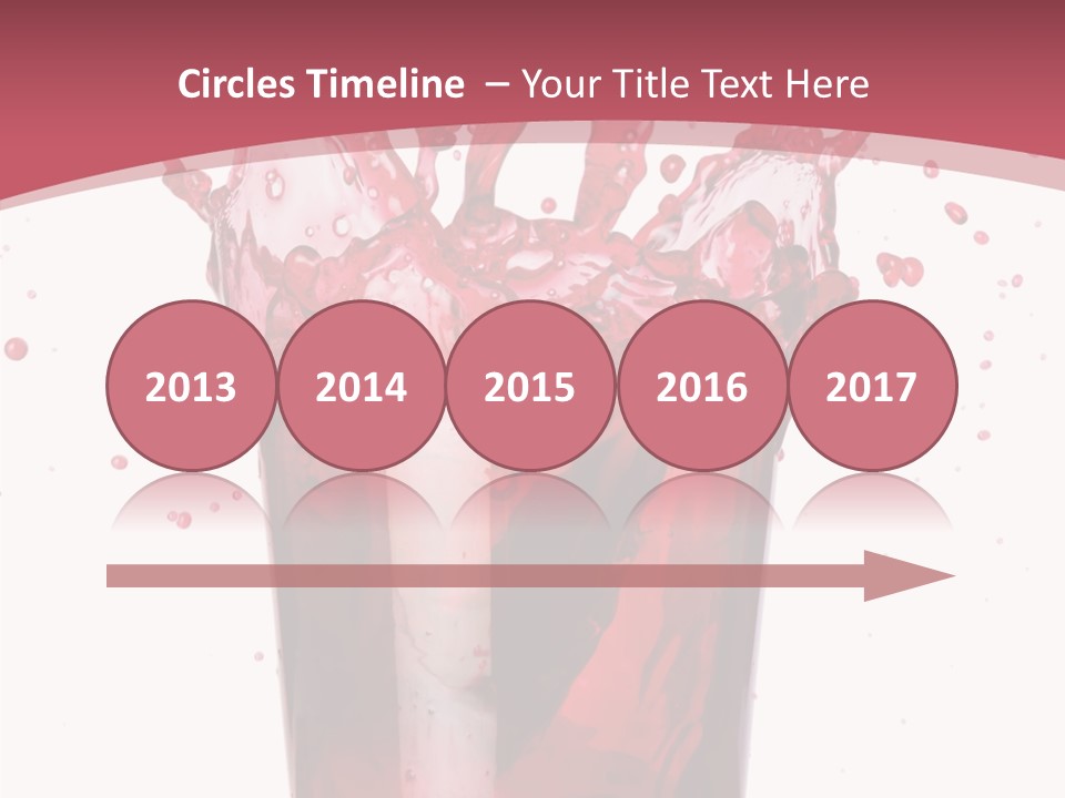 Mixed Splashing Drink PowerPoint Template