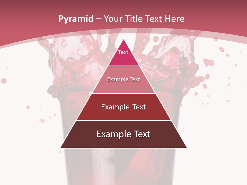 Mixed Splashing Drink PowerPoint Template