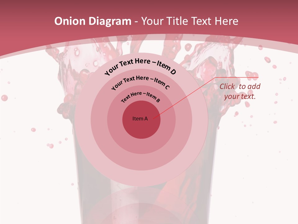 Mixed Splashing Drink PowerPoint Template